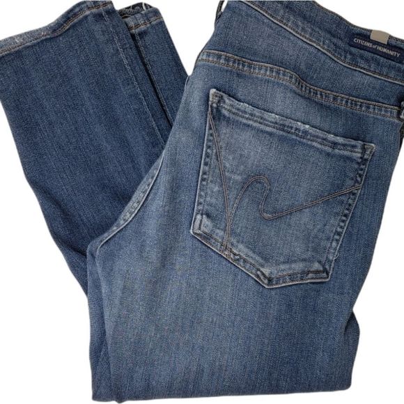 Citizens of Humanity Aveden Skinny Distressed Jeans Size 30